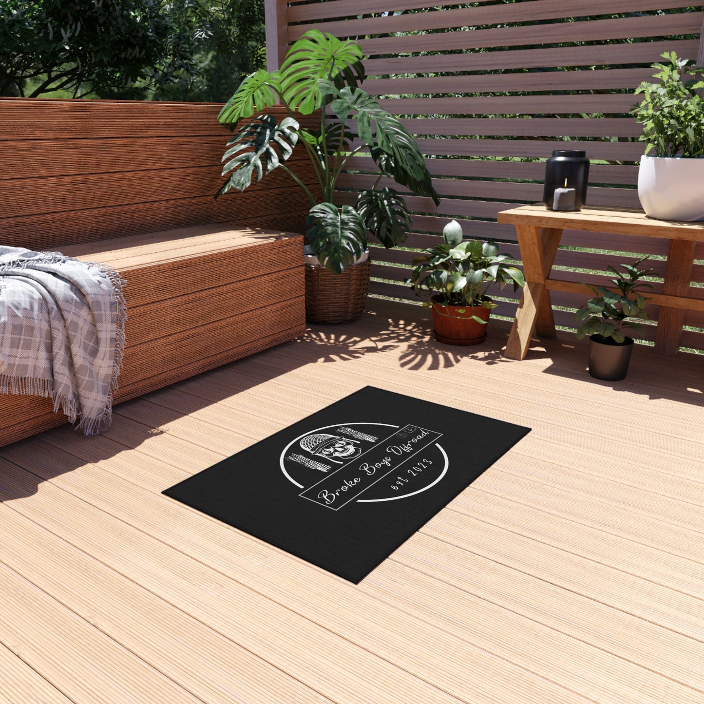 Outdoor Rug "SKULL" logo