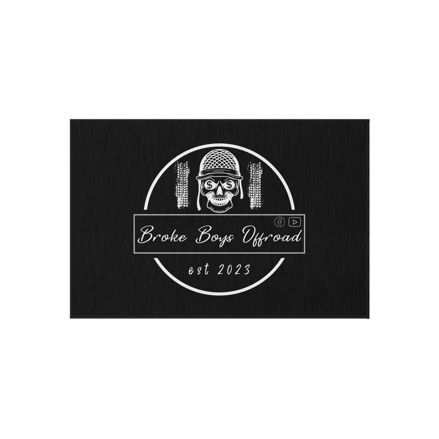 Outdoor Rug "SKULL" logo